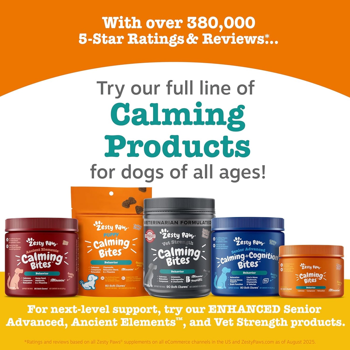 Calming Orastix for Dogs - Dental Sticks for Stress and Anxiety Relief with Hemp Melatonin Chamomile Dog Tartar Teeth Cleaning Calm Composure for Fireworks and Thunderstorms